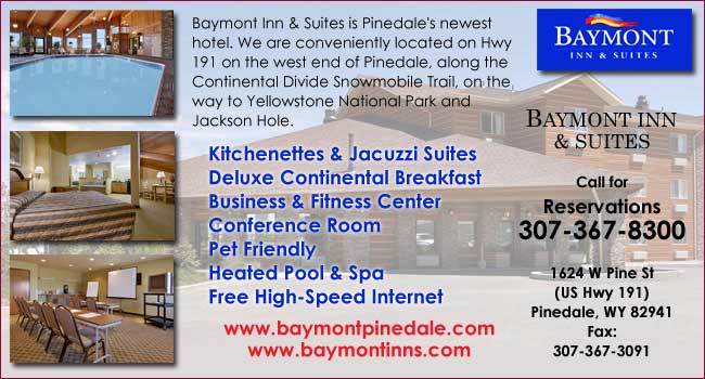 Baymont Inn & Suites in Pinedale, Wyoming welcomes you!