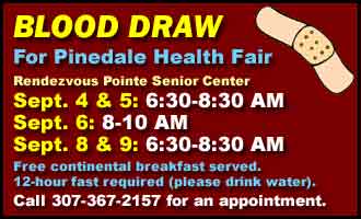 Blood Draws for the Pinedale Health Fair