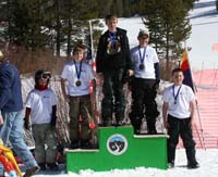 Snowboard Winners. Photo by Pam McCulloch, Pinedale Online!