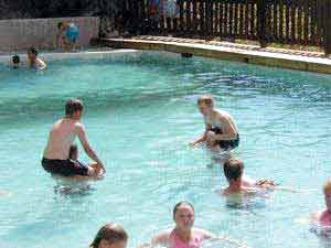 Granite Hot Springs is located up a sideroad off the Hoback Canyon.