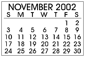 november 2002 starfall calendar