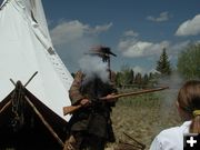 Suprise Musket Fire. Photo by Pinedale Online.
