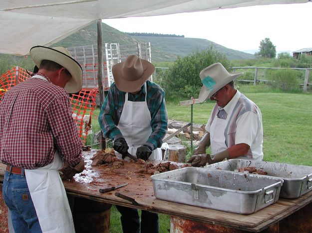 Beef Cutters. Photo by Pinedale Online.