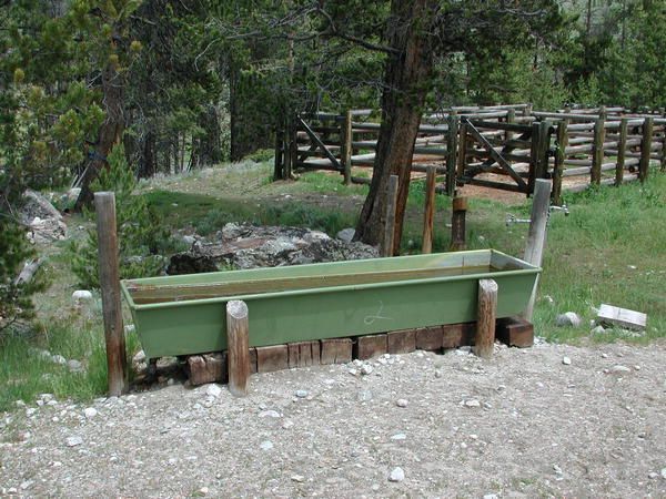 Corrals available at trailhead. Photo by Pinedale Online.