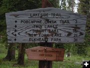 Trails are all open. Photo by Pinedale Online.