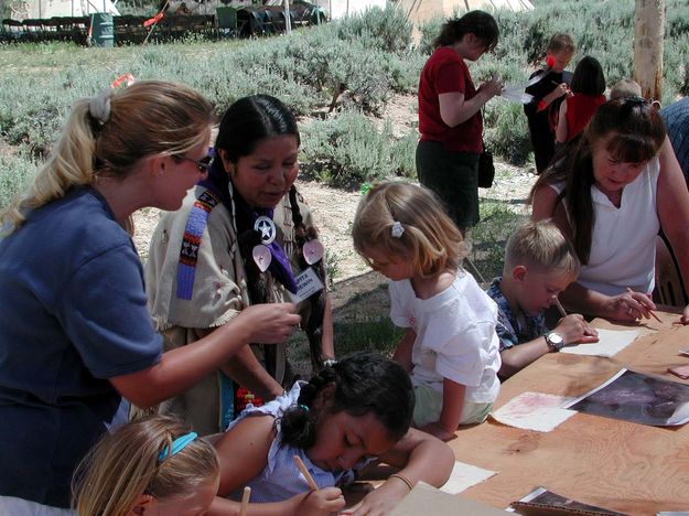 Children's Activities. Photo by Pinedale Online.