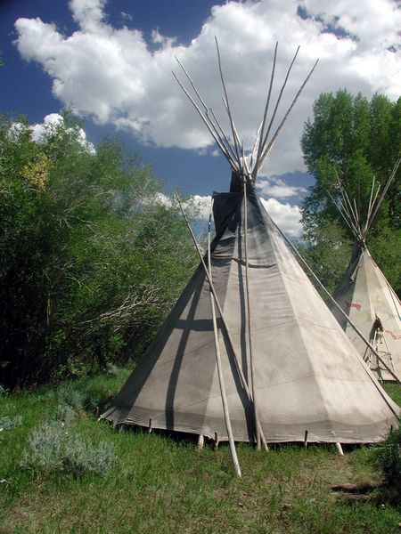 Indian Tipi. Photo by Pinedale Online.