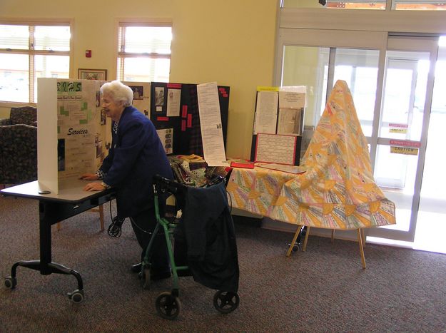 Health Care Display. Photo by Pinedale Online.