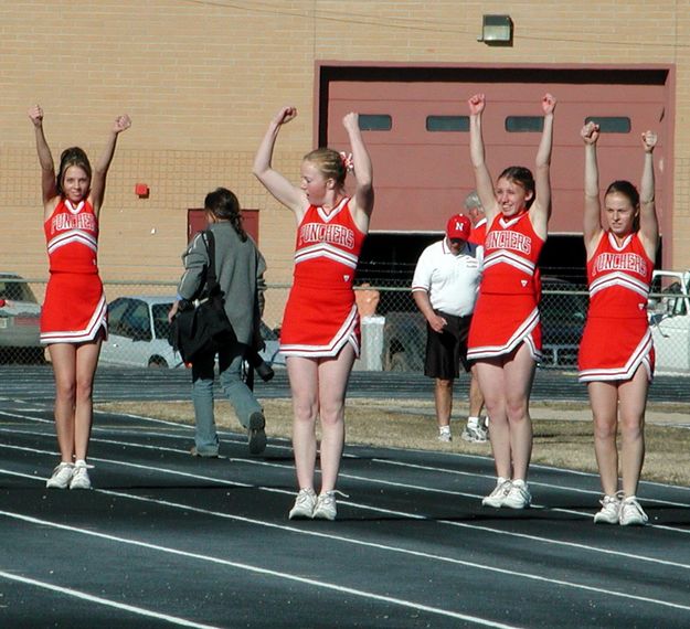 Puncher Cheerleaders. Photo by Pinedale Online.