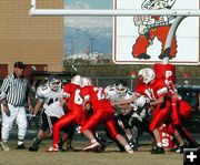 First Touchdown. Photo by Pinedale Online.