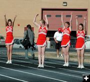 Puncher Cheerleaders. Photo by Pinedale Online.