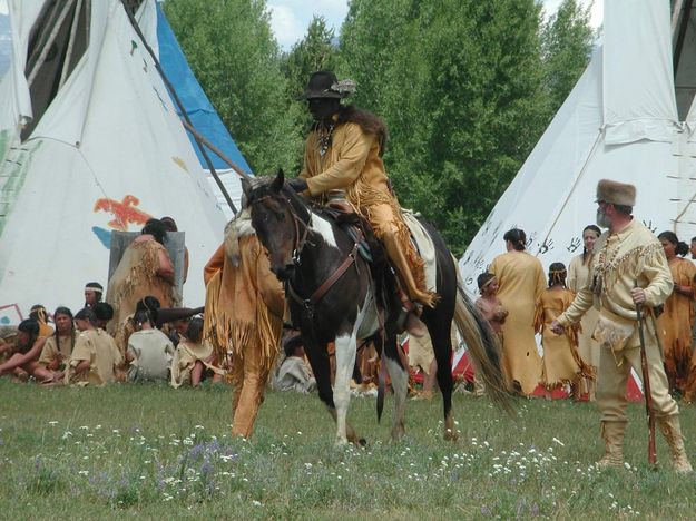 Green River Rendezvous. Photo by Clint Gilchrist, Pinedale Online.