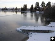 Fremont Lake in late January. Photo by Pinedale Online.