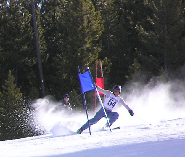 Pinedale Skier. Photo by Pinedale Online.