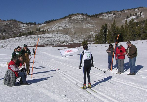Nordic Finish Line. Photo by Pinedale Online.