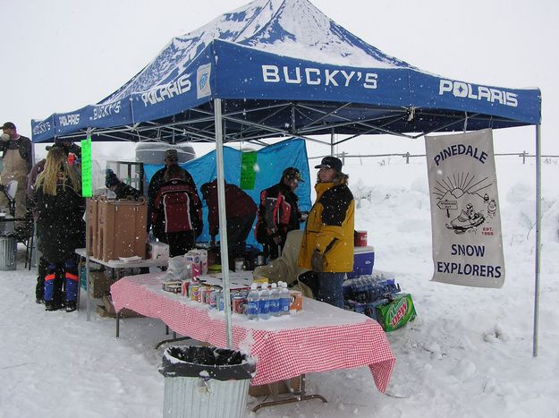Snow Explorers Concessions. Photo by Pinedale Online.