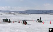 Snowmobiles Go. Photo by Pinedale Online.