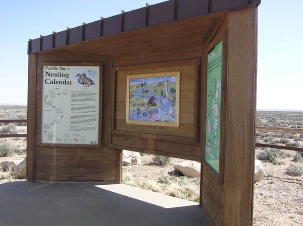 Interpretive Sign. Photo by Pinedale Online.