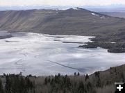 Fremont Lake ice. Photo by Pinedale Online.