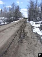 New Fork Lake road. Photo by Pinedale Online.