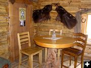 Saloon table. Photo by Pinedale Online.
