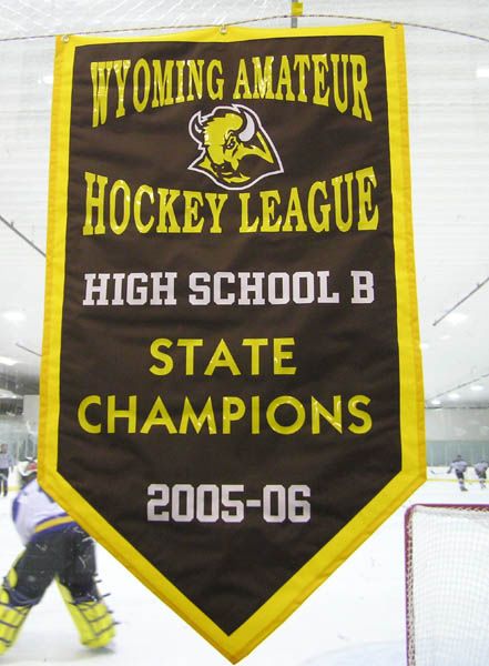Boys 2006 pennant. Photo by Pinedale Online.