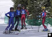 End of first run. Photo by Dawn Ballou, Pinedale Online.