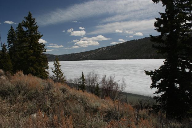 Half Moon Lake. Photo by Clint Gilchrist, Pinedale Online.