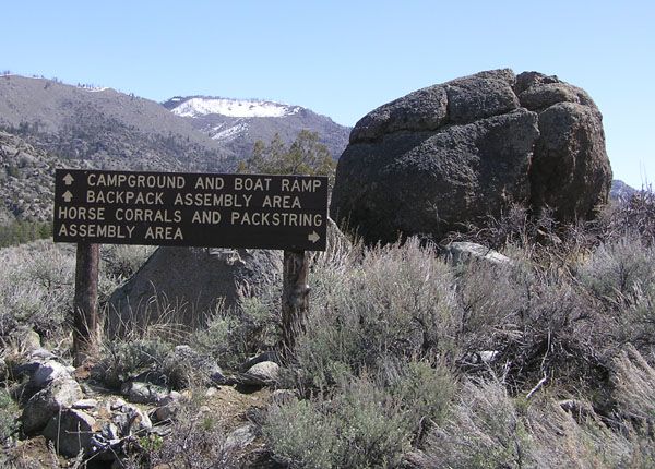 Campground sign. Photo by Dawn Ballou, Pinedale Online.