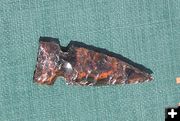 Flint Knapped Arrowhead. Photo by Pinedale Online.