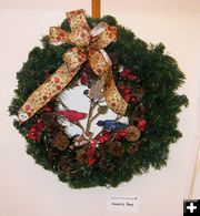 Annette Pape Wreath. Photo by Dawn Ballou, Pinedale Online.