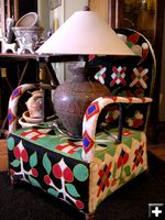 Colorful Chair. Photo by Dawn Ballou, Pinedale Online.