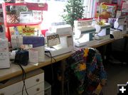 Sewing Machines & Sergers. Photo by Dawn Ballou, Pinedale Online.