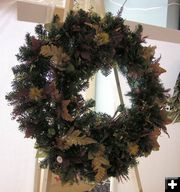 Shell Oil Wreath. Photo by Dawn Ballou, Pinedale Online.