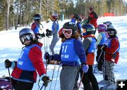 Racers Line Up at the Start. Photo by Pam McCulloch, Pinedale Online.
