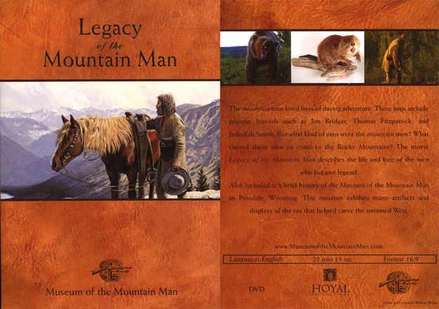 New DVD. Photo by Museum of the Mountain Man.