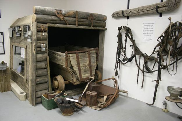 Mining Display. Photo by Dawn Ballou, Pinedale Online.