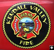 Kendall Fire Dept Logo. Photo by Pam McCulloch.