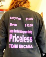 EnCana T-shirts. Photo by Pam McCulloch.