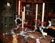 Grapevine Candleabra. Photo by Dawn Ballou, Pinedale Online.