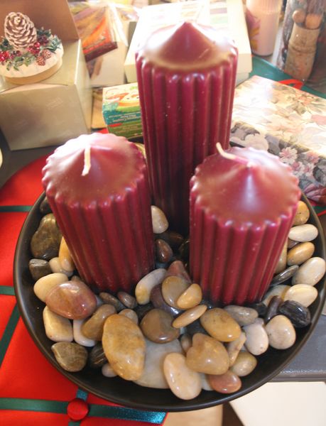 Candle Set. Photo by Pam McCulloch, Pinedale Online.