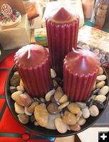 Candle Set. Photo by Pam McCulloch, Pinedale Online.