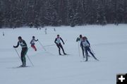 Nordic Ski Race. Photo by Bob Barrett, Pinedale Ski Education Foundation.