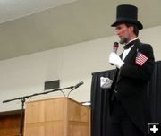 Abe Lincoln. Photo by Jonita Sommers.