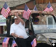 Grand Marshall Bob Tracy. Photo by Pinedale Online.