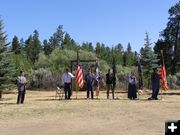 Local Color Guard. Photo by Sue Sommers.