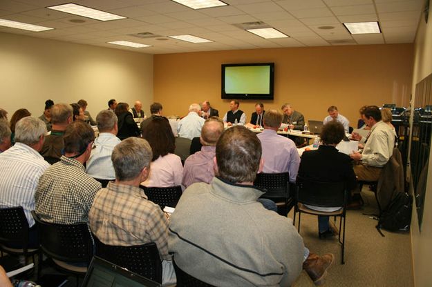 Commission Meeting. Photo by Dawn Ballou, Pinedale Online.