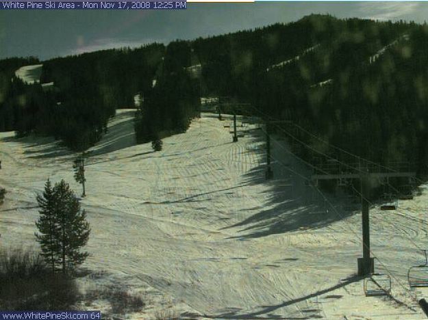 White Pine Lodge Webcam. Photo by White Pine Ski Area.