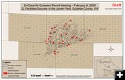 Drilling Locations. Photo by Wilderness Society.