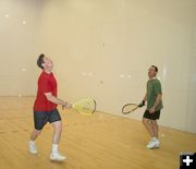 Racquetball. Photo by Pam McCulloch, Pinedale Online.